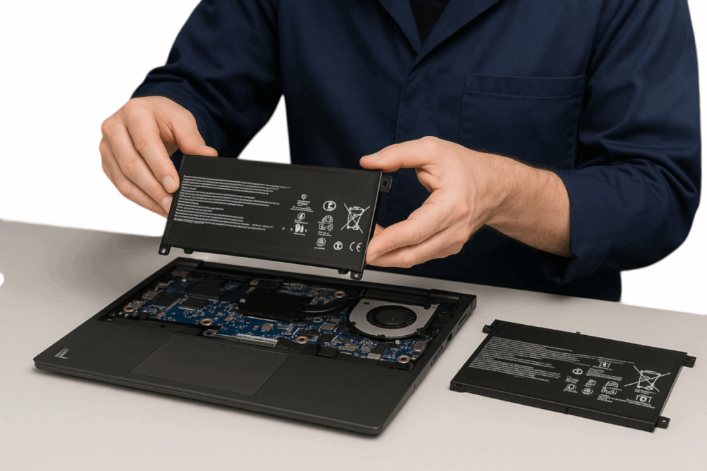 notebook batarya degisimi