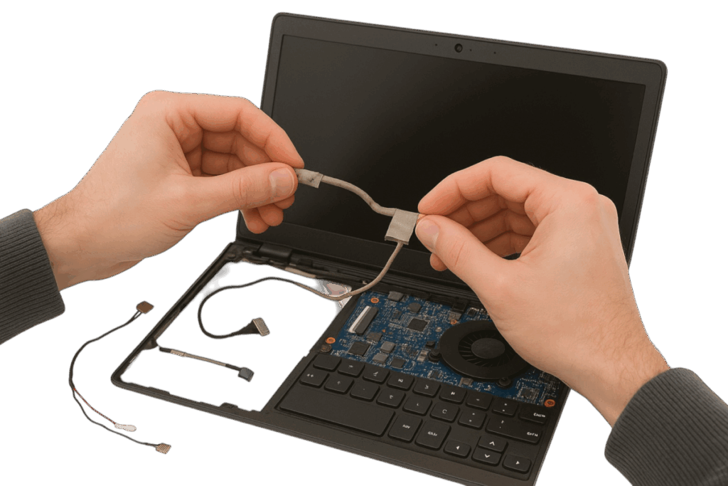 notebook ekran kablosu tamiri