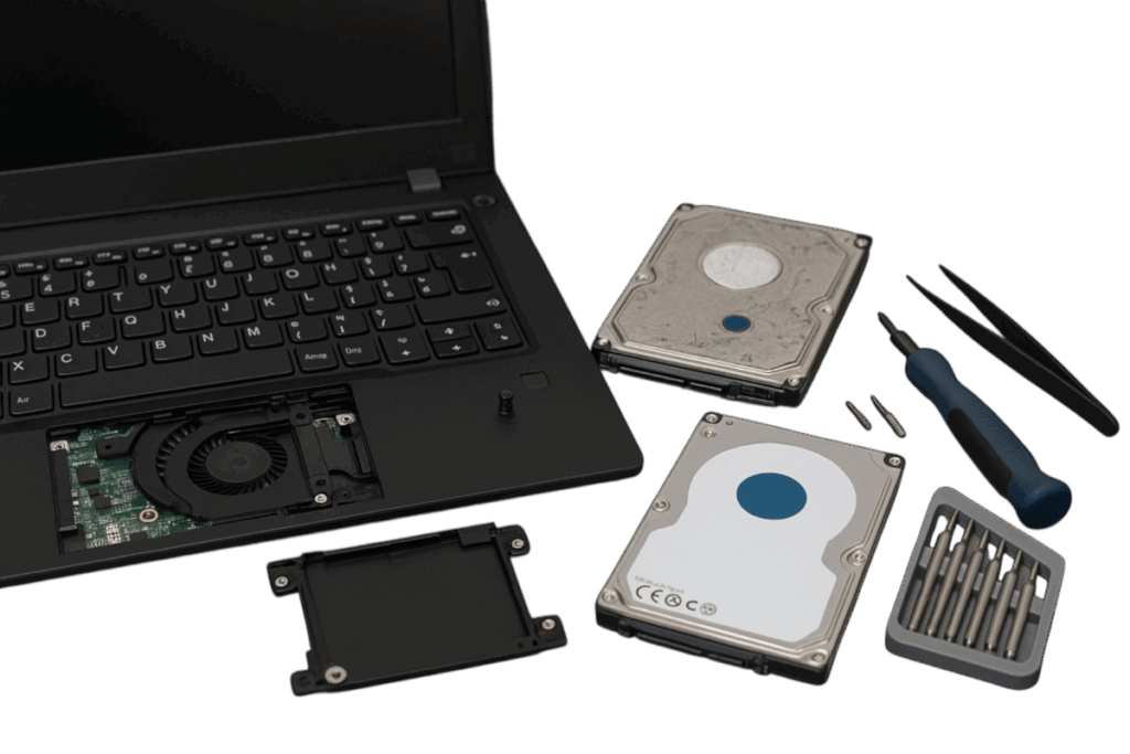notebook harddisk değişimi